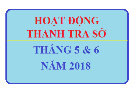 Thông tin hoạt động Thanh tra Sở Giao thông vận tải - Cuối tháng 5 & đầu tháng 6